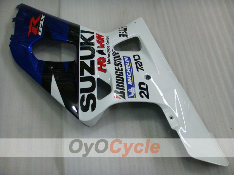 Kit de carénage à injection pour GSX R750 00-03 - Bleu, blanc - MOTUL #OYO87905142
