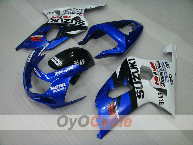 Kit de carénage à injection pour GSX R1000 00-02 - Bleu, Blanc - MOTUL #OYO87905188 Image secondaire du produit