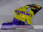 Kit de carénage injecté pour GSX R750 00-03 - Jaune, violet - Style d'origine, personnalisable #OYO87905135