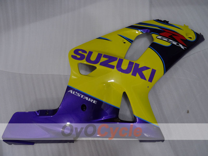 Kit de carénage à injection pour GSX R1000 00-02 - Jaune, Violet - Style usine #OYO87905181