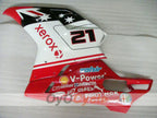 Kit de carénage à injection pour Ducati 1098 07-09 - Rouge, Blanc - Xerox #OYO87902232