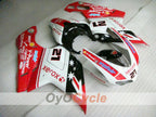 Kit de carénage à injection pour Ducati 1098 07-09 - Rouge, Blanc - Xerox #OYO87902232