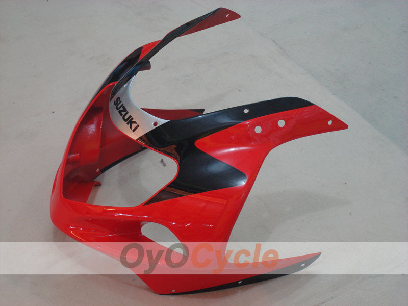 Kit de carénage injecté pour GSX R1000 00-02 - Rouge, noir - Style d'origine #OYO87901758