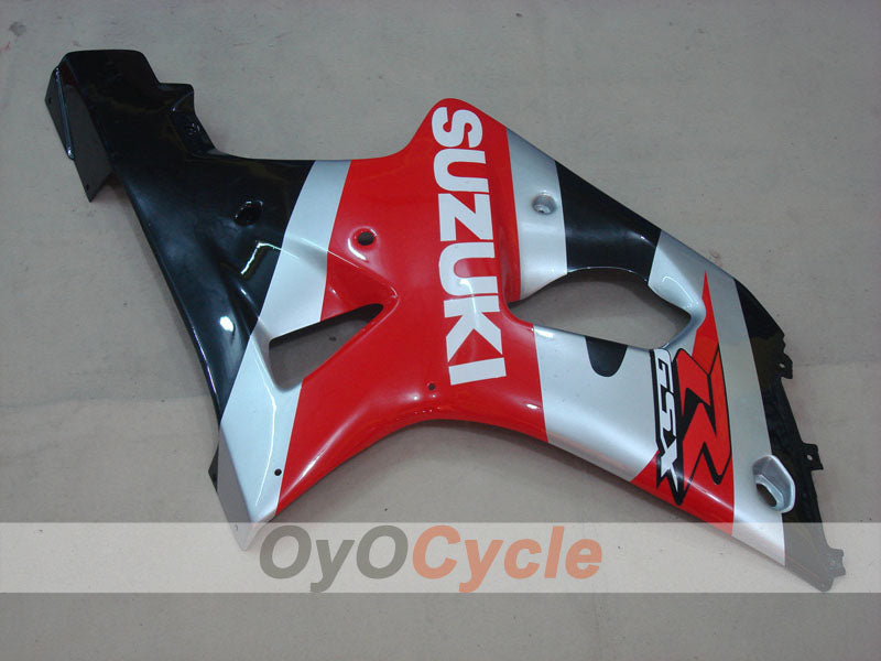 Kit de carénage injecté pour GSX R1000 00-02 - Rouge, noir - Style d'origine #OYO87901758