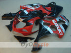 Kit de carénage injecté pour GSX R1000 00-02 - Rouge, noir - Style d'origine #OYO87901758