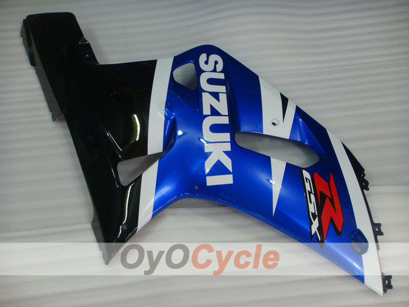 Kit de carénage injecté pour GSX R750 00-03 - Bleu, noir - Style usine #OYO87905175