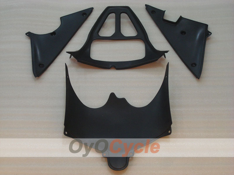 Kit de carénage à injection pour GSX R750 00-03 - Rouge, Noir - Flame #OYO87901054