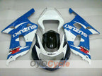 Kit de carénage à injection pour GSX R600 01-03 - Bleu, Blanc, Noir - Style d'origine #OYO87905095