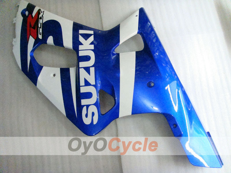 Kit de carénage à injection pour GSX R750 00-03 - Bleu, blanc - Style d'origine #OYO87901109