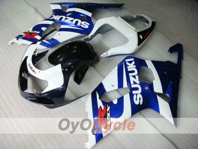 Kit de carénage à injection pour GSX R600 01-03 - Bleu, blanc - Style d'origine #OYO87901113 Image principale du produit