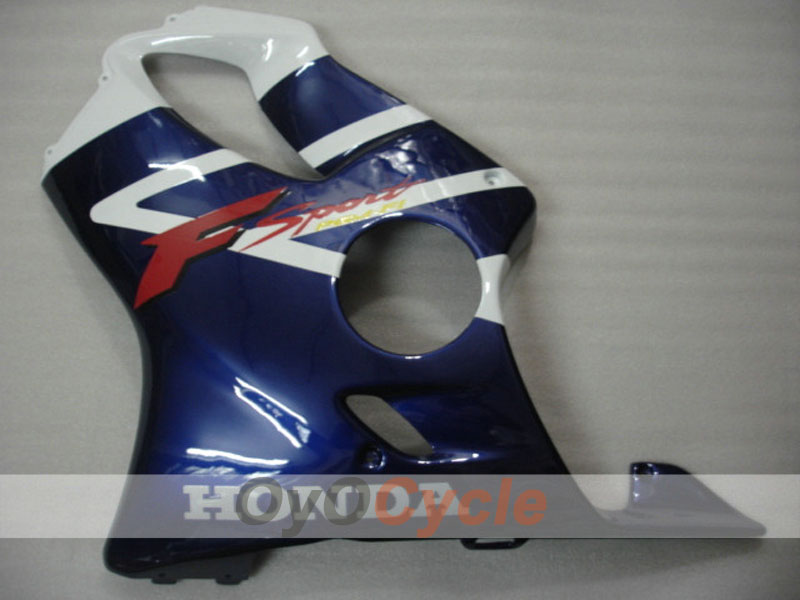 Kit de carénage à injection pour CBR600F4i 01-03 - Bleu, Blanc - Style usine #OYO87900184 Image secondaire du produit