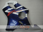 Kit de carénage à injection pour CBR600F4i 01-03 - Bleu, Blanc - Style usine #OYO87900184