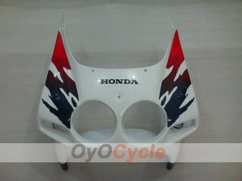 Kit de carénages d'injection pour CBR250RR 88-89 - Rouge, Blanc - Style usine #OYO87904756