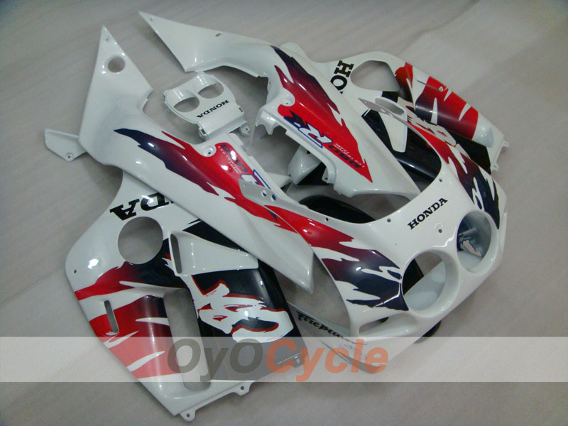 Kit de carénages d'injection pour CBR250RR 88-89 - Rouge, Blanc - Style usine #OYO87904756 Image secondaire du produit