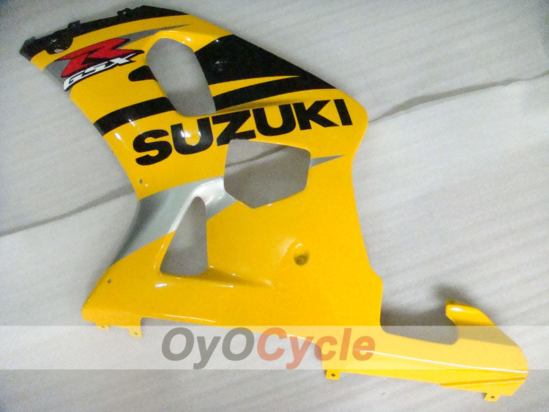 Kit de carénage à injection pour GSX R1000 00-02 - Jaune, noir - Style d'usine #OYO87901798