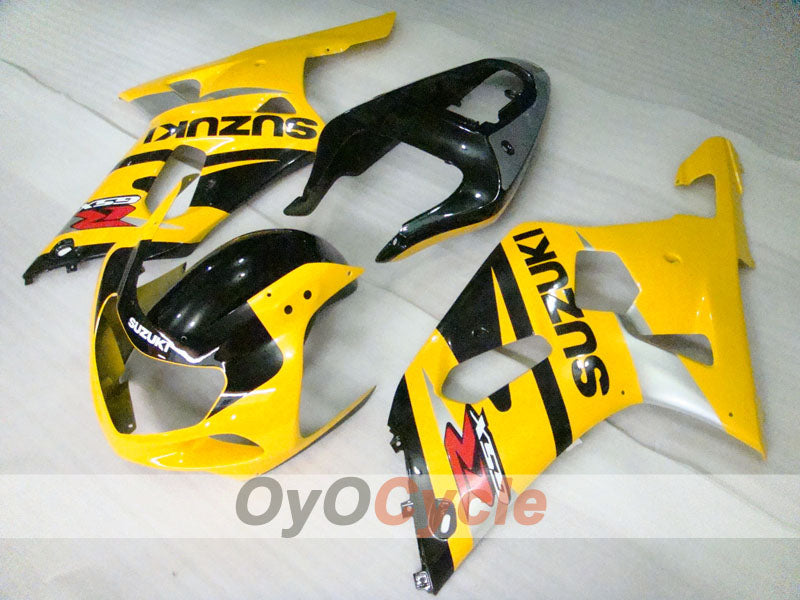 Kit de carénage à injection pour GSX R750 00-03 - Jaune, noir - Style d'origine #OYO87901138