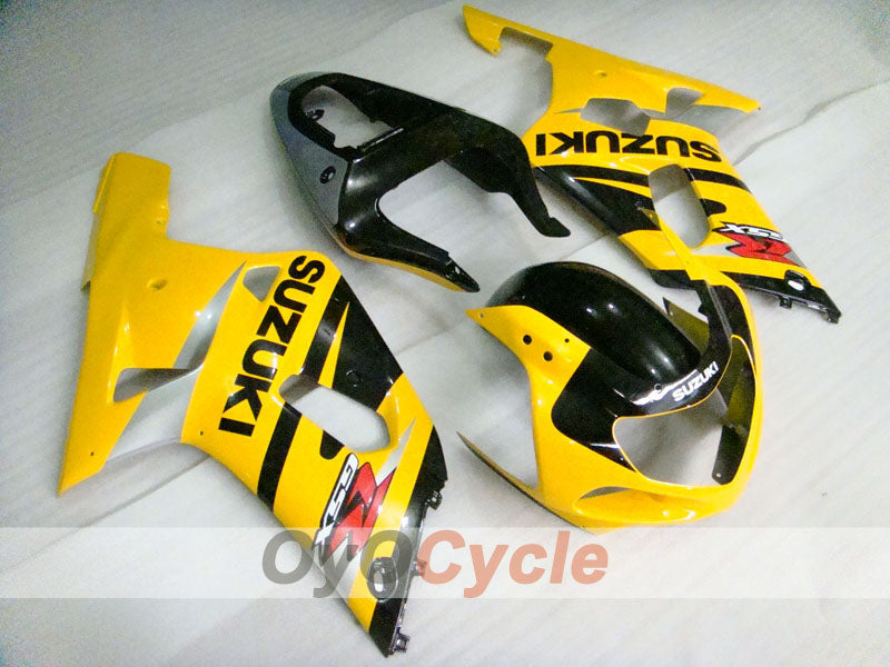 Kit de carénage à injection pour GSX R600 01-03 - Jaune, noir - Style d'origine #OYO87901148 Image principale du produit