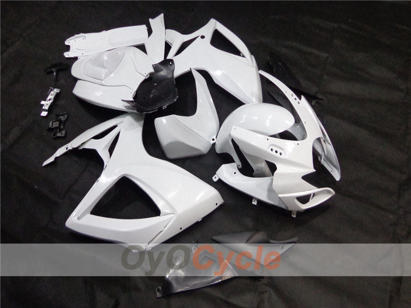 Kit de carénages injectés non peints pour GSX R600 06-07 - Blanc - Style d'origine #OYO87902482 Image secondaire du produit