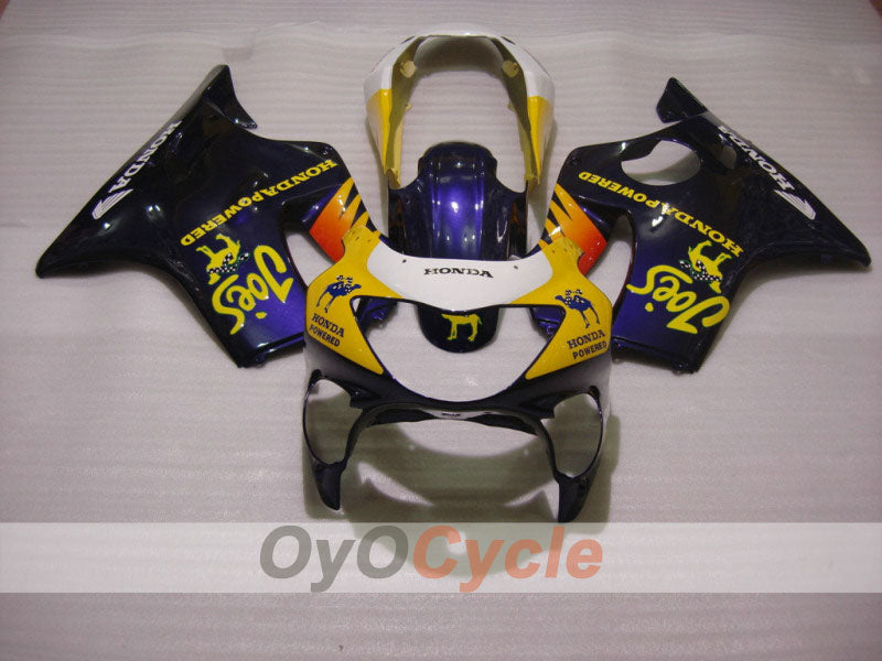 Kit de carénage à injection pour CBR600F4 99-00 - Jaune, Bleu - Camel #OYO87900105 Image secondaire du produit