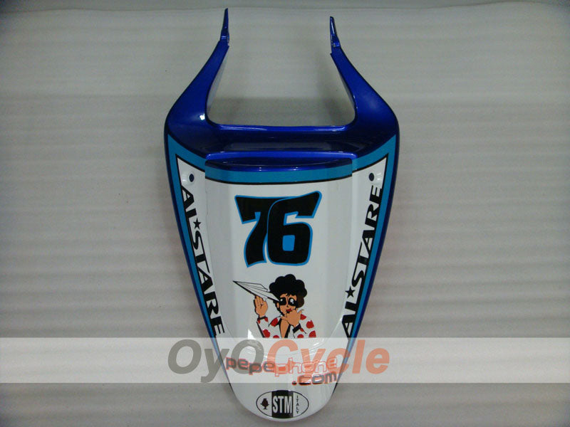 Kit de carénage à injection pour GSX R750 00-03 - Bleu, Blanc - Dark Dog #OYO87901029