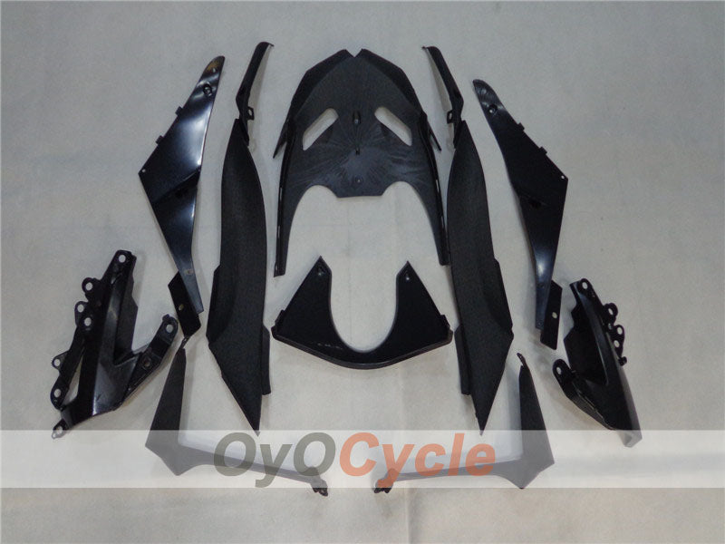 Kit de carénage injecté non peint pour NINJA ZX-6R 09-12 - noir - style usine #OYO87902473