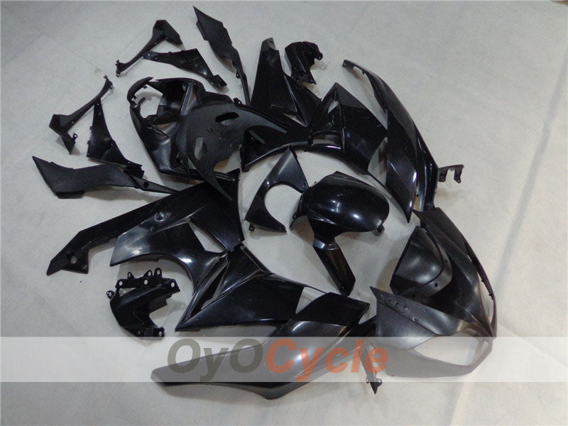 Kit de carénage injecté non peint pour NINJA ZX-6R 09-12 - noir - style usine #OYO87902473
