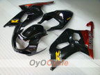 Kit de carénage à injection pour GSX R1000 00-02 - Rouge, Noir - Style usine #OYO87905179