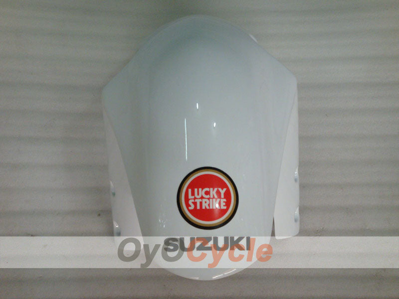 Kit de carénage injecté pour GSX R1000 00-02 - Rouge, blanc - Lucky Strike #OYO87901738
