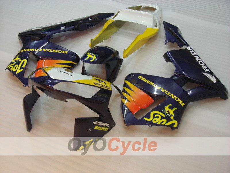 Kit de carénages à injection pour CBR600RR 03-04 - Jaune, violet - Camel #OYO87902504 Image secondaire du produit