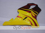 Kit de carénage à injection pour CBR600F4i 01-03 - Rouge, Jaune - Flame #OYO87900154