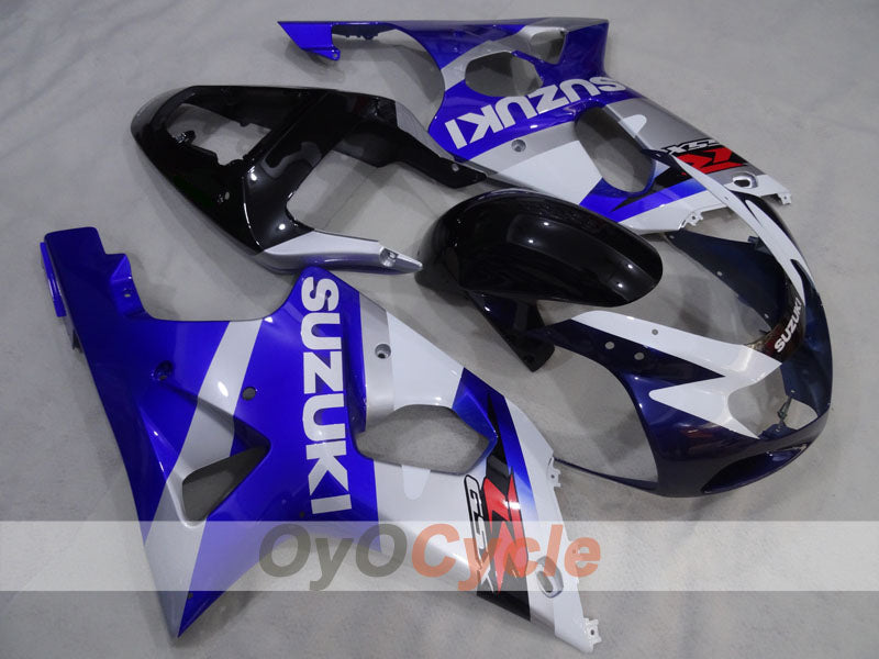 Kit de carénage injecté pour GSX R1000 00-02 - Bleu, noir - Style d'origine #OYO87905130 Image principale du produit