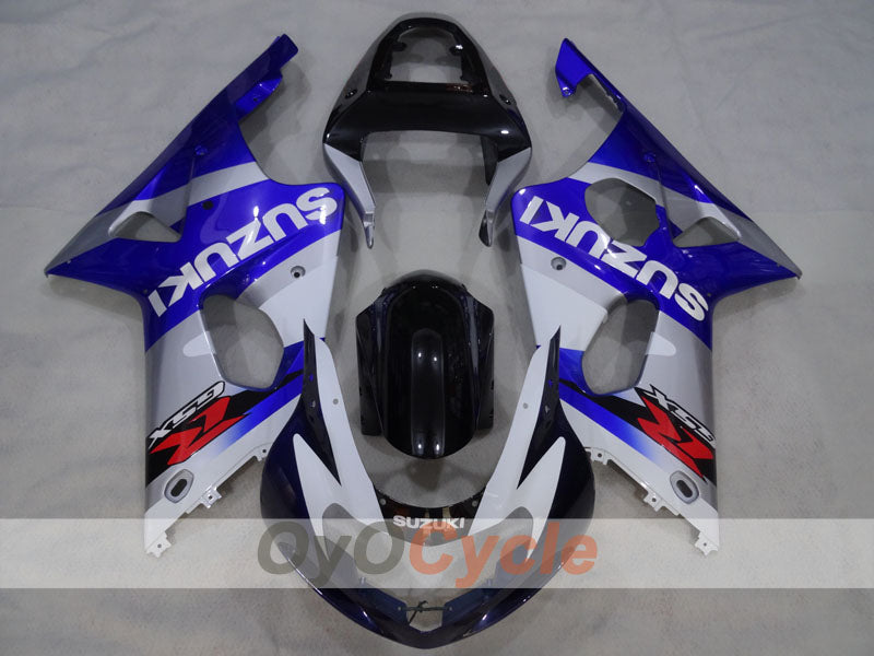 Kit de carénage injecté pour GSX R1000 00-02 - Bleu, noir - Style d'origine #OYO87905130 Image secondaire du produit