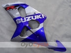 Kit de carénage injecté pour GSX R1000 00-02 - Bleu, noir - Style d'origine #OYO87905130