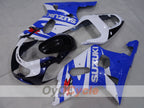 Kit de carénage à injection pour GSX R600 01-03 - Bleu, Noir - Style usine #OYO87905124