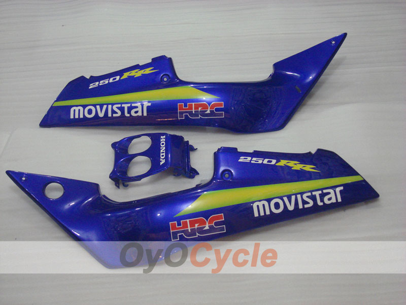 Kit de carénage à injection pour CBR250RR 88-89 - Jaune, bleu - Movistar #OYO87902896