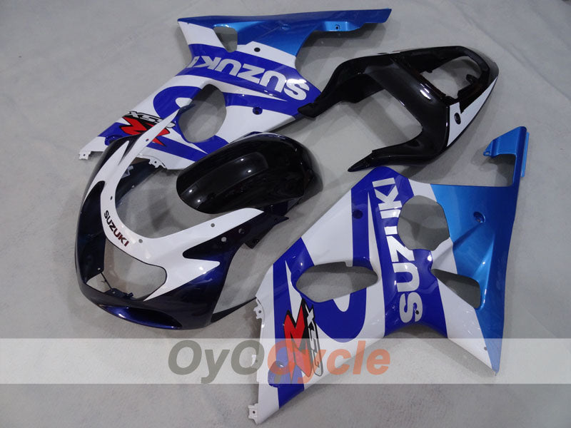 Kit de carénage injecté pour GSX R1000 00-02 - Bleu, noir - Style d'origine #OYO87905131 Image principale du produit
