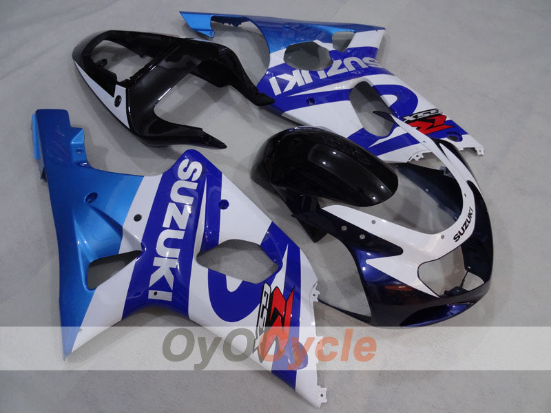 Kit de carénage injecté pour GSX R1000 00-02 - Bleu, noir - Style d'origine #OYO87905131 Image secondaire du produit