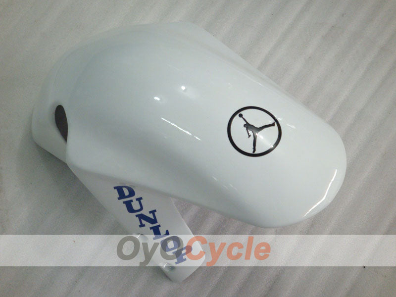 Kit de carénage à injection pour GSX R1000 00-02 - Bleu, Blanc - DUNLOP #OYO87905226