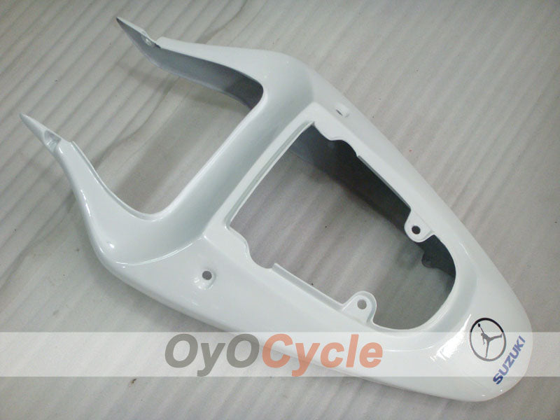 Kit de carénage à injection pour GSX R600 01-03 - Bleu, Blanc - DUNLOP, Jordan #OYO87901051