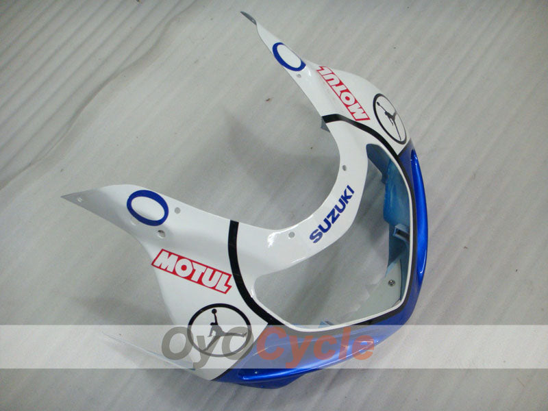 Kit de carénage à injection pour GSX R1000 00-02 - Bleu, Blanc - DUNLOP #OYO87905226