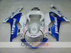 Kit de carénage à injection pour GSX R1000 00-02 - Bleu, Blanc - DUNLOP #OYO87905226