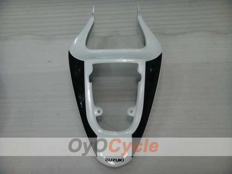 Kit de carénage à injection pour GSX R600 01-03 - Blanc, noir, argent - Style d'origine #OYO87905104