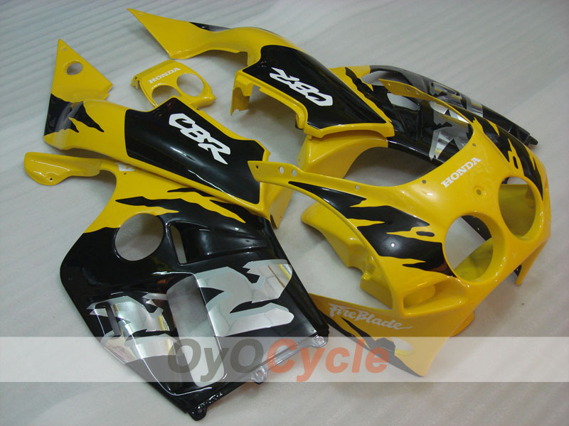Kit de carénage à injection pour CBR250RR 88-89 - Jaune, noir - Fireblade #OYO87902892 Image principale du produit