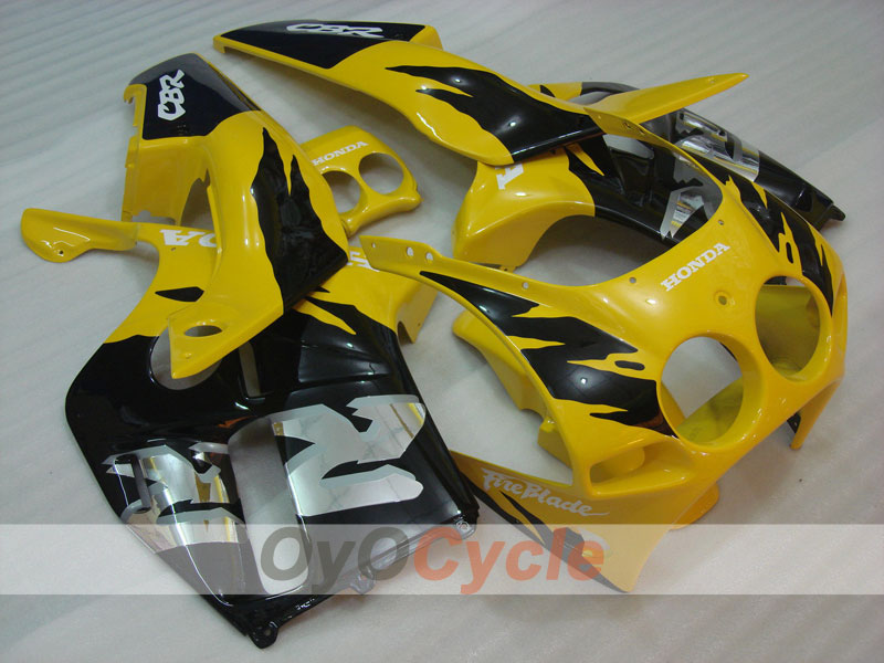 Kit de carénage à injection pour CBR250RR 88-89 - Jaune, noir - Style d'origine #OYO87902900 Image principale du produit