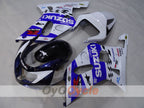 Kit de carénage à injection pour GSX R600 01-03 - Bleu, blanc - MICHELIN #OYO87905082