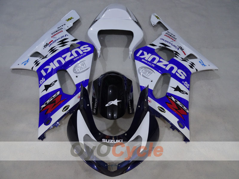 Kit de carénage à injection pour GSX R600 01-03 - Bleu, blanc - MICHELIN #OYO87905082 Image secondaire du produit