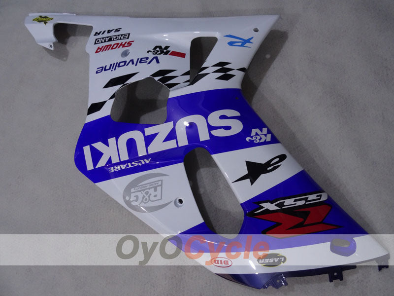 Kit de carénage injecté pour GSX R750 00-03 - Bleu, blanc - MICHELIN #OYO87905137