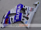Kit de carénage à injection pour GSX R600 01-03 - Bleu, blanc - MICHELIN #OYO87905082