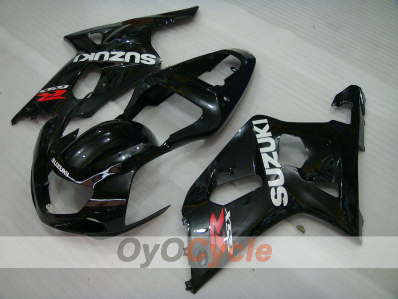 Kit de carénage à injection pour GSX R600 01-03 - Noir - Style usine #OYO87905085