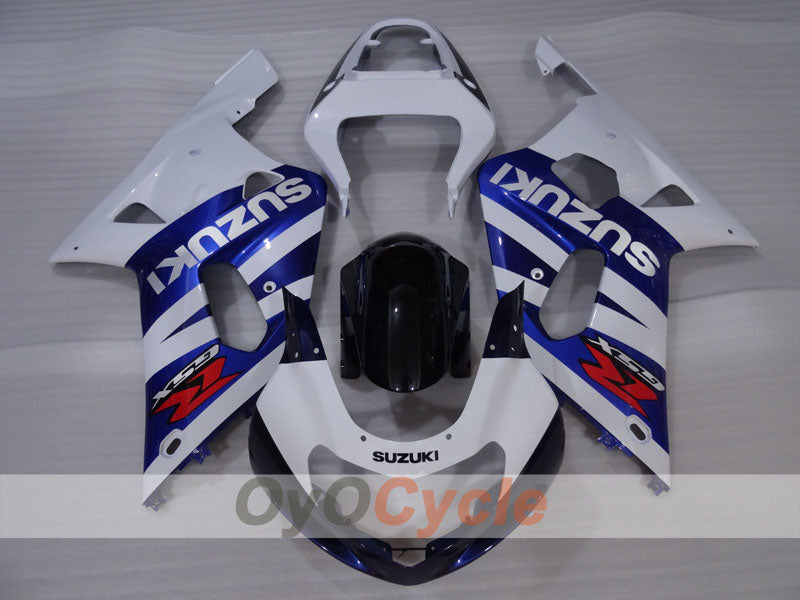Kit de carénage à injection pour GSX R1000 00-02 - Bleu, Blanc - Style usine #OYO87905219
